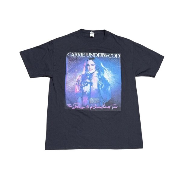 2023 CARRIE UNDERWOOD - Denim & Rhinestones - Tour Shirt  Womens MED - Picture 1 of 5
